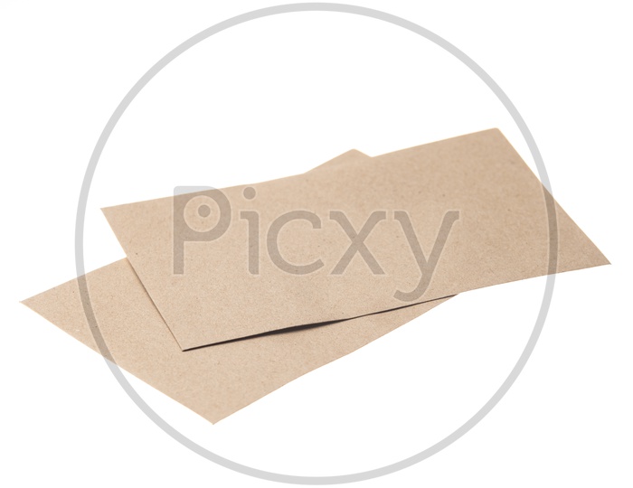 Brown paper envelope isolated on white background