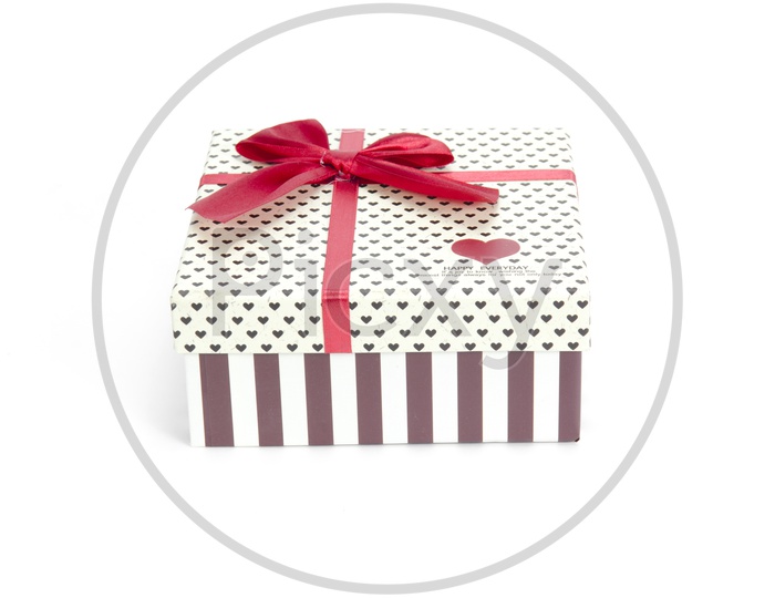A Red Ribbon Gift box