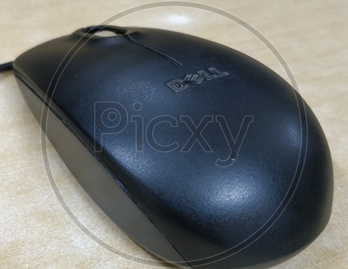 The computer mouse from dell company