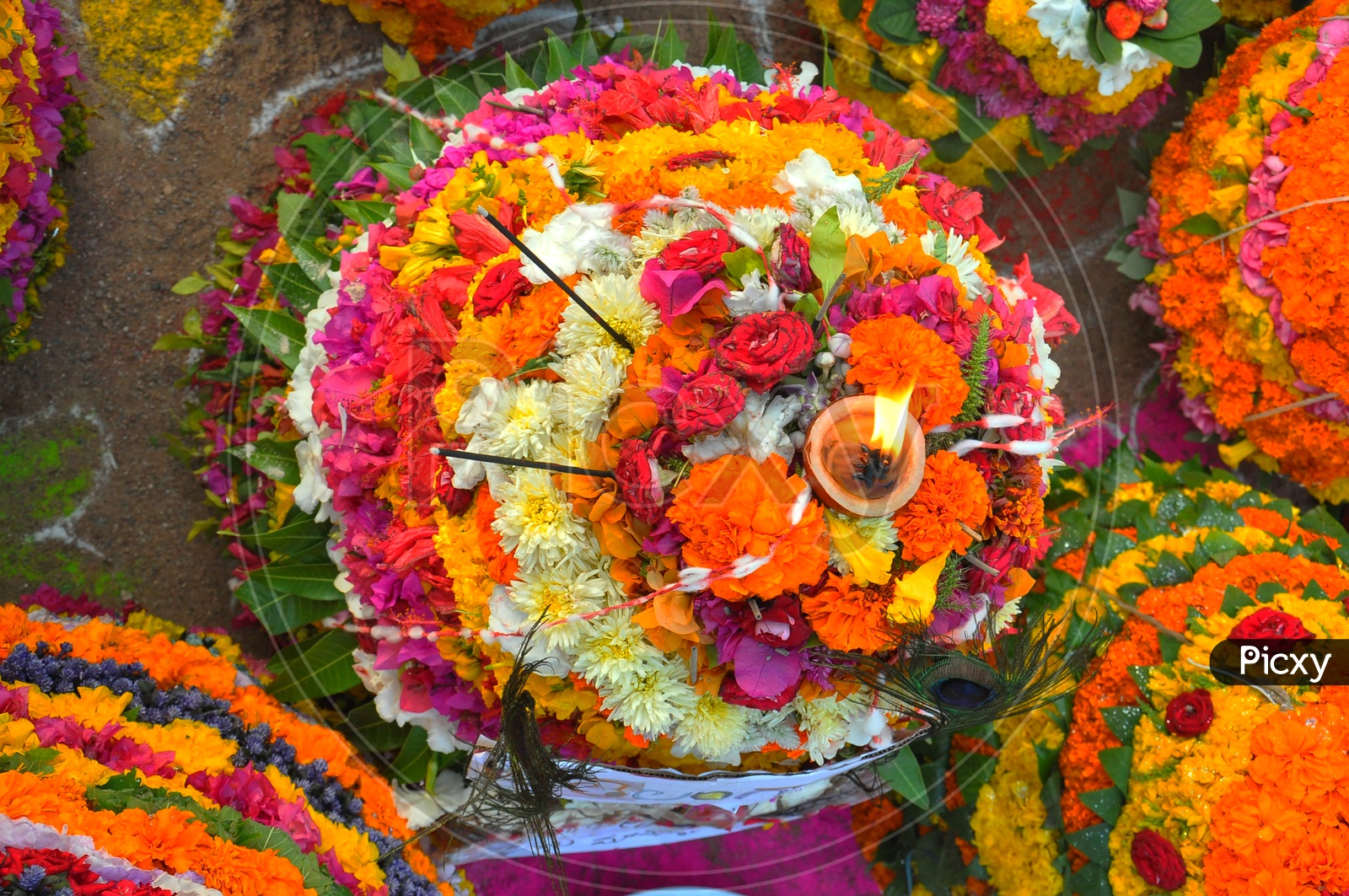 Bhathukamma  , telangana Flowers Festival