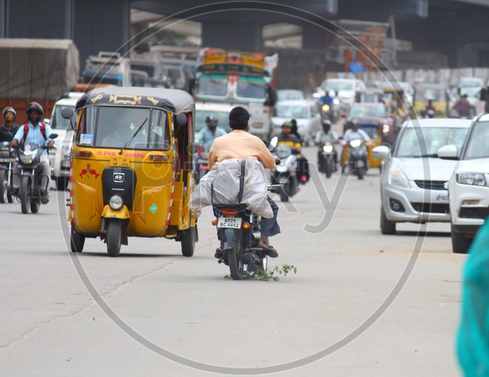 Traffic Rules Violation By a Commuter by  Wrong Route Driving