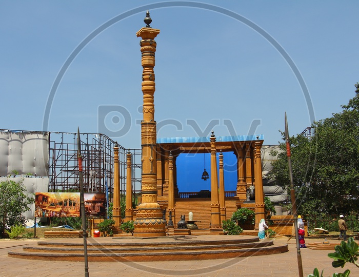 Bahubali Movie Mahishmati Kingdom  Sets In  Ramoji Film City