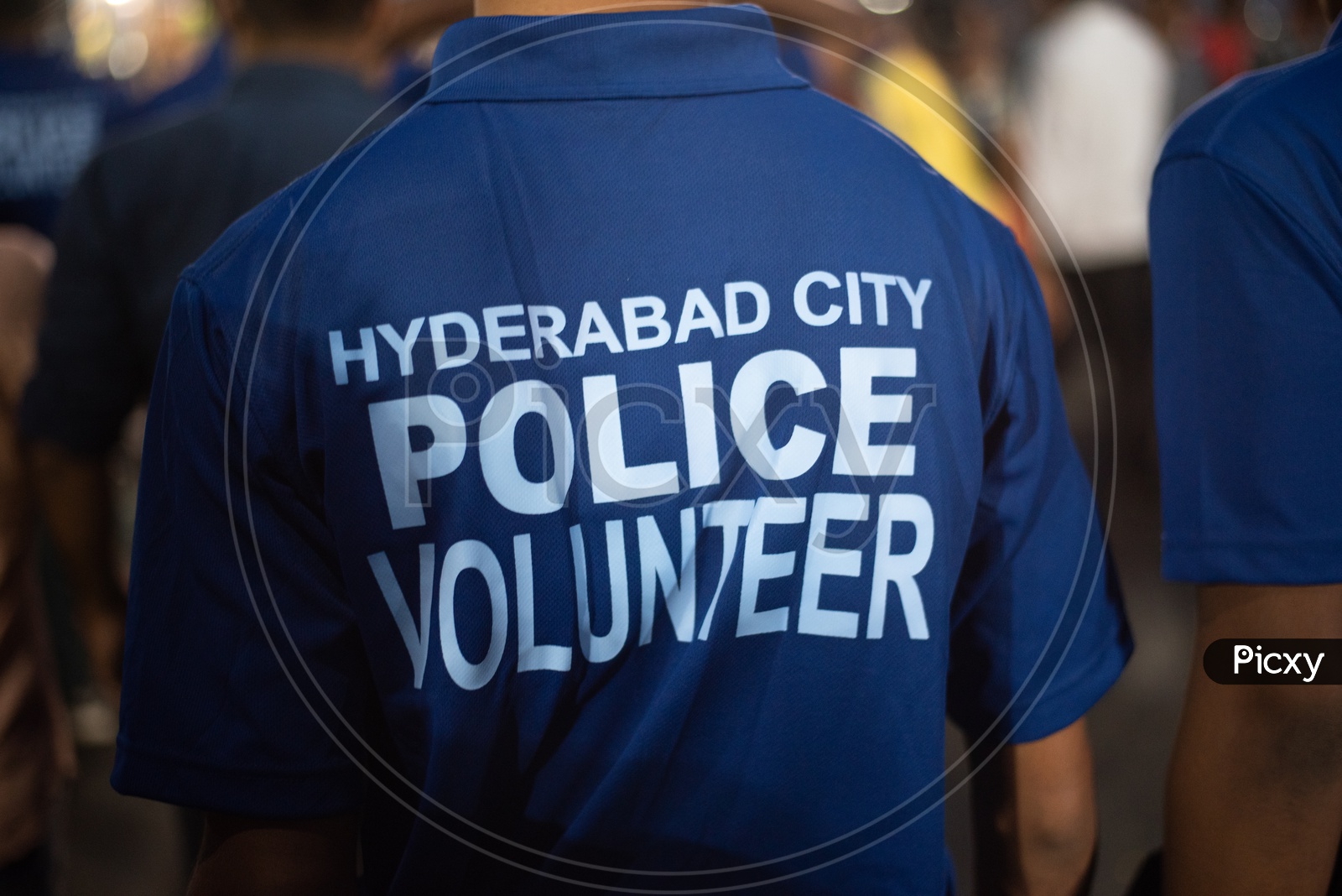 Hyderabad City Police Volunteers At Ganesh Idols Immersion Event At Tank Bund In Hyderabad