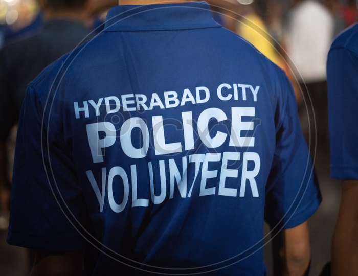 Hyderabad City Police Volunteers At Ganesh Idols Immersion Event At Tank Bund In Hyderabad