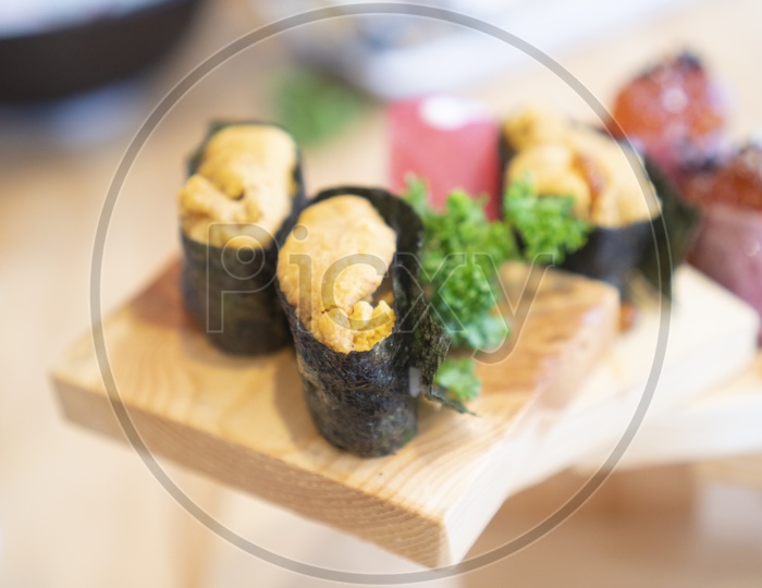 Uni sushi, Japanese Food