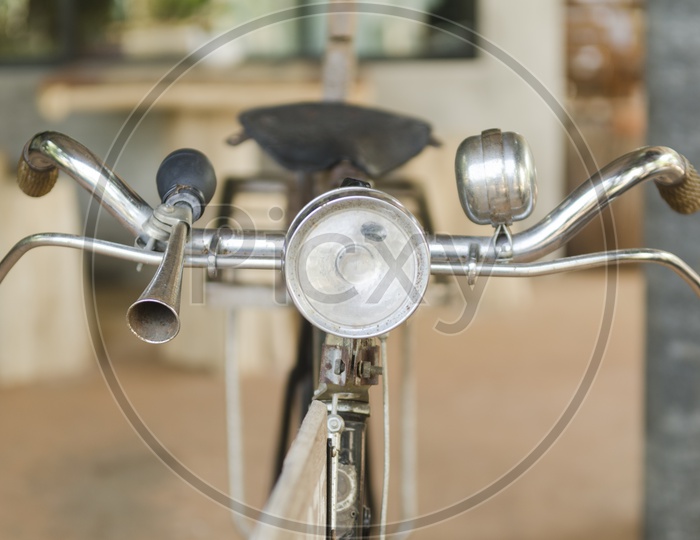 Vintage Bicycle Or Cycle With dynamo Light