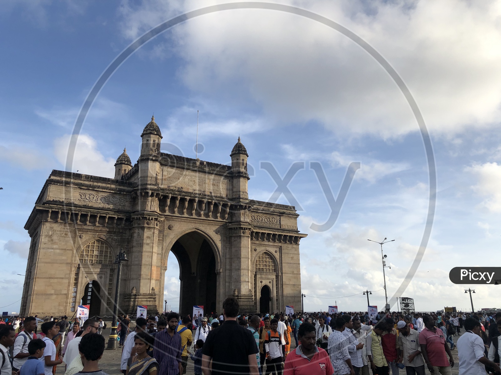 Tourists at Gateway Of India Mumbai
