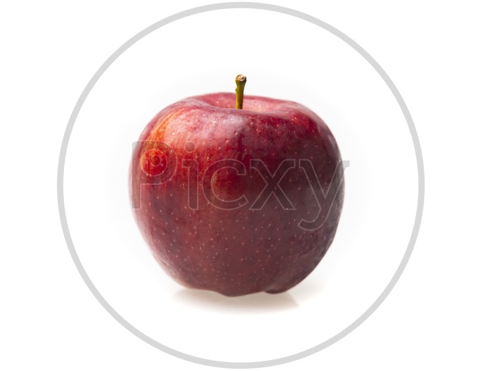 Red Apple Isolated on White Background