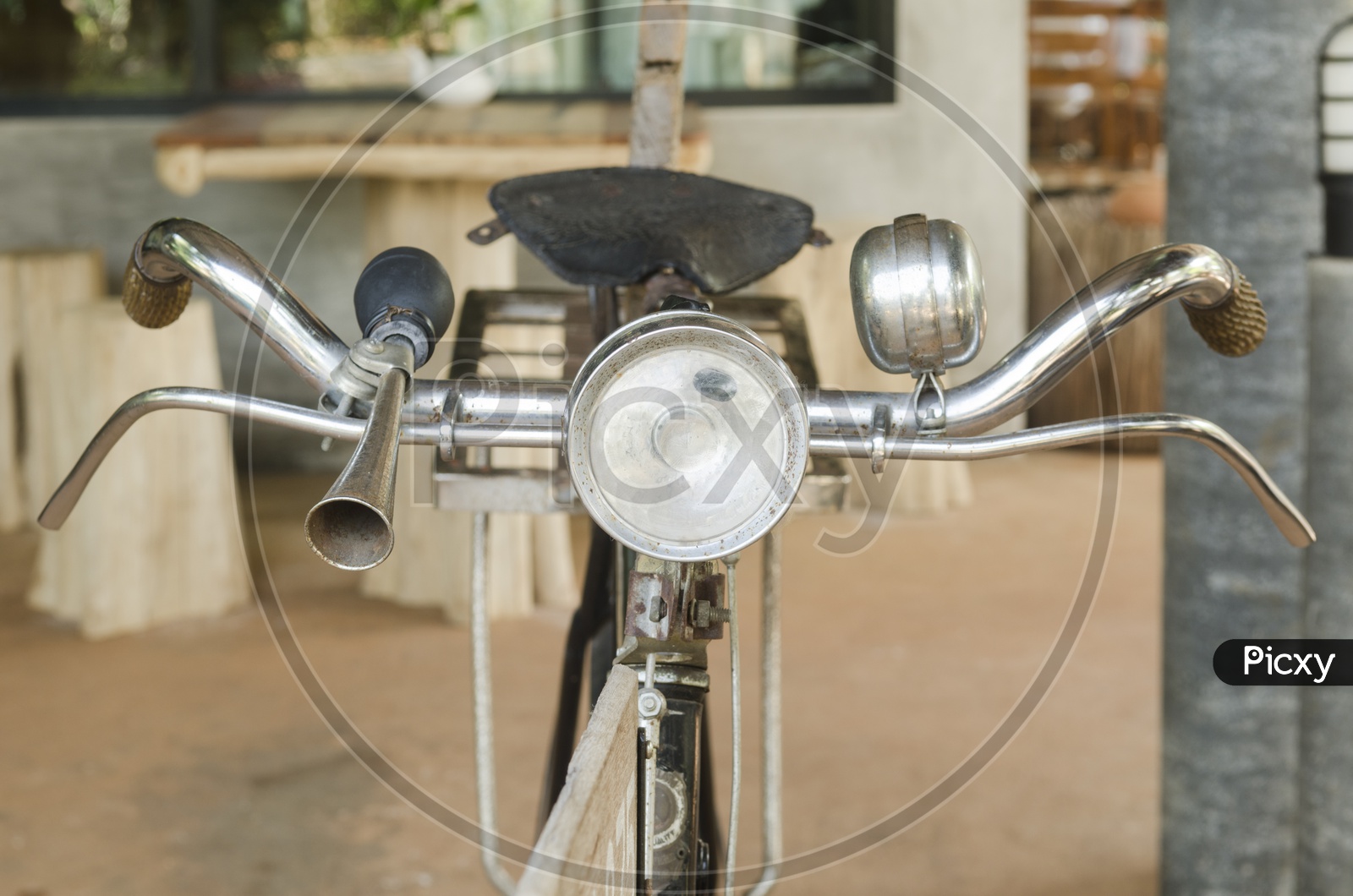 Vintage Bicycle Or Cycle With dynamo Light