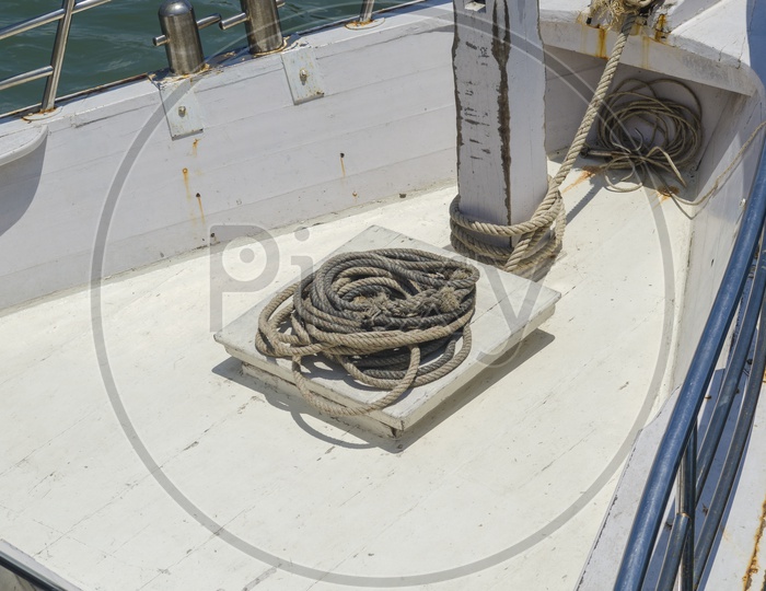 Luxury Yacht mast head equipment