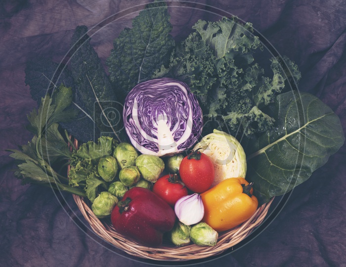 Fresh Vegetables in a basket