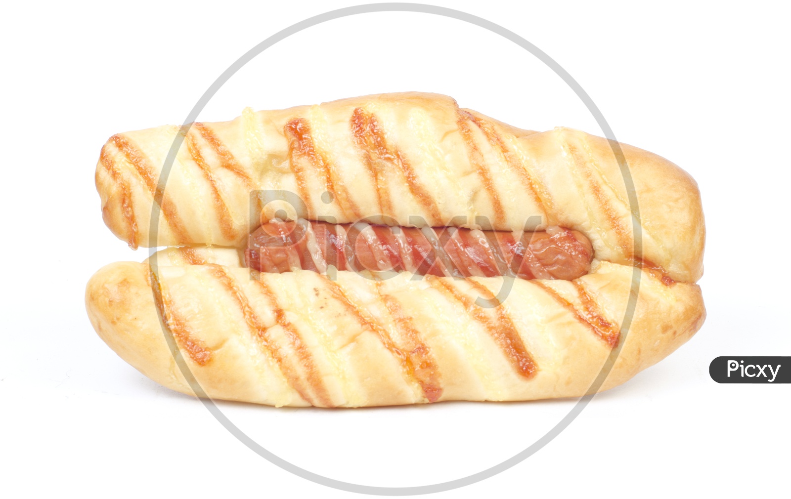 hot dog isolated over white background
