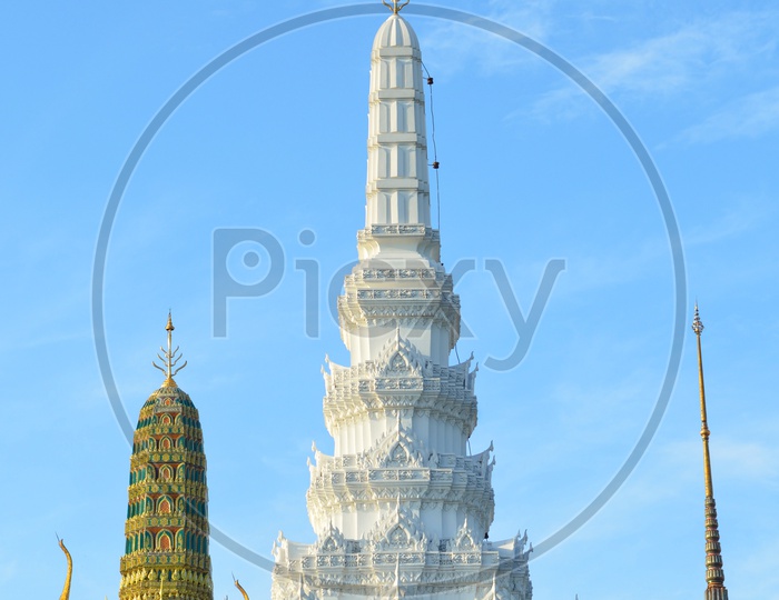 Temple Shrine Of  Buddha Temple or Gold Palace  of  Wat Phra Kaew at bangkok in  thailand