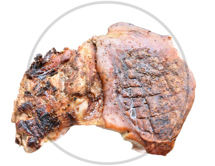 Grilled Or BBQ Of Pork Steak