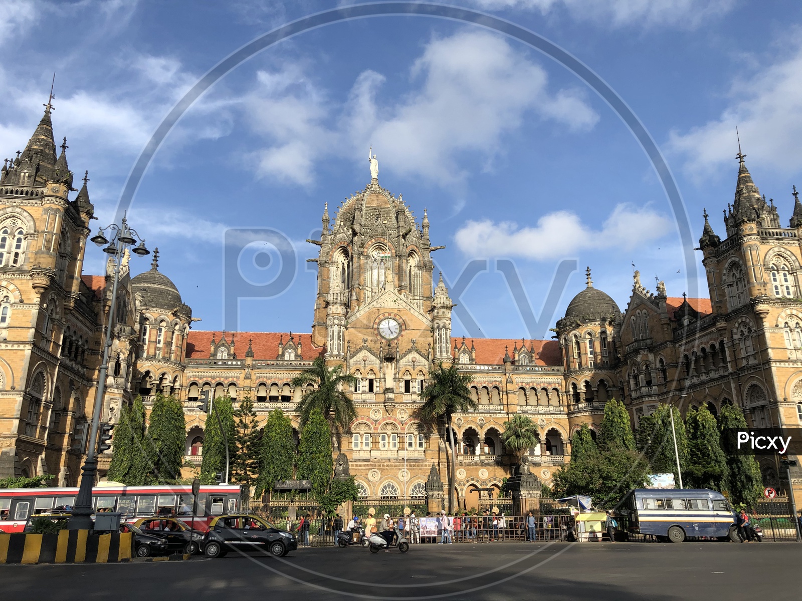 Mumbai Central Railway Station CSMT  Building View From Outside