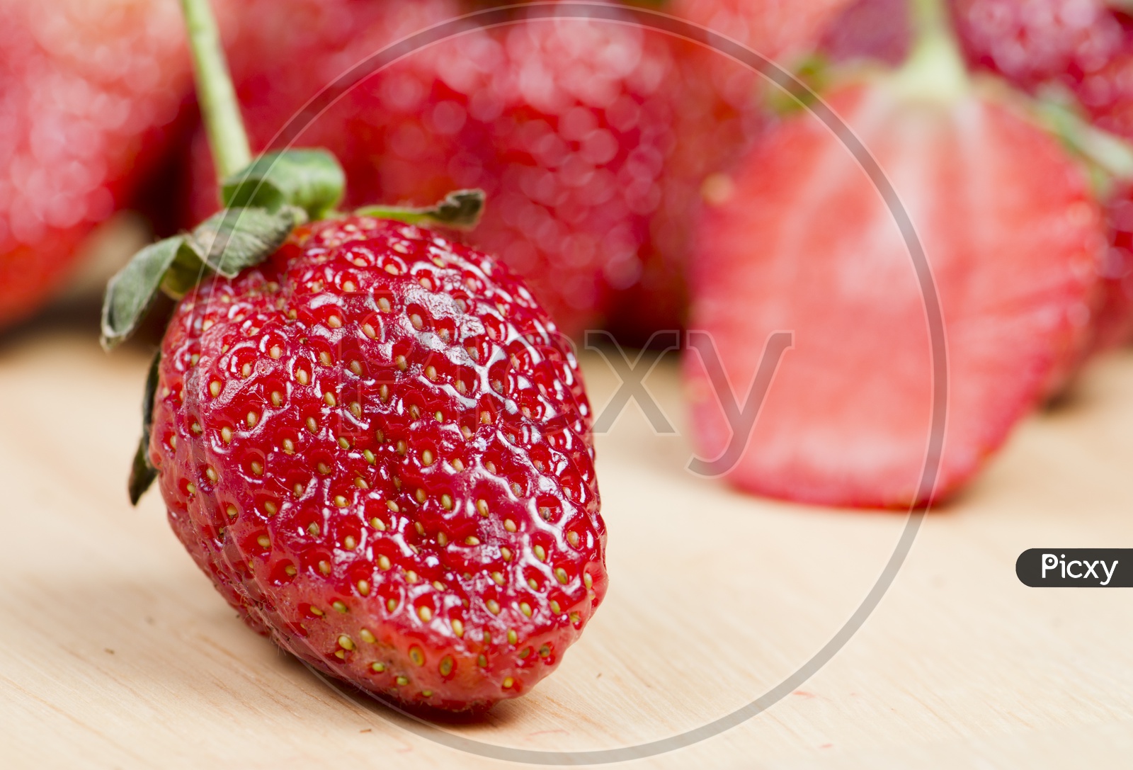 Closeup Shot of Fresh Strawberry