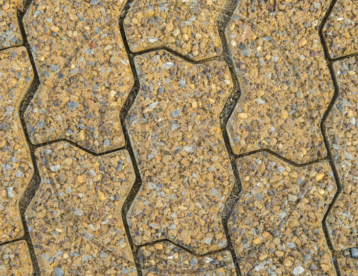 Brick floor pattern