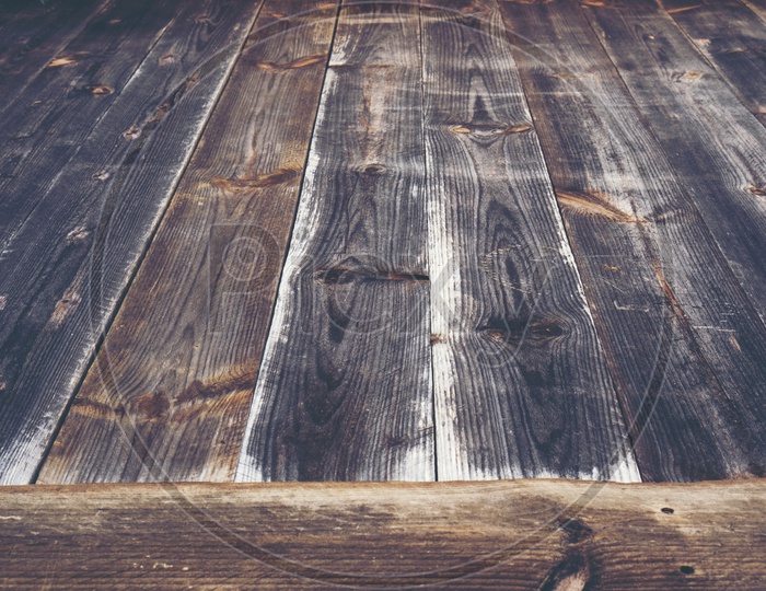 Old wood plank texture background With  vintage filter