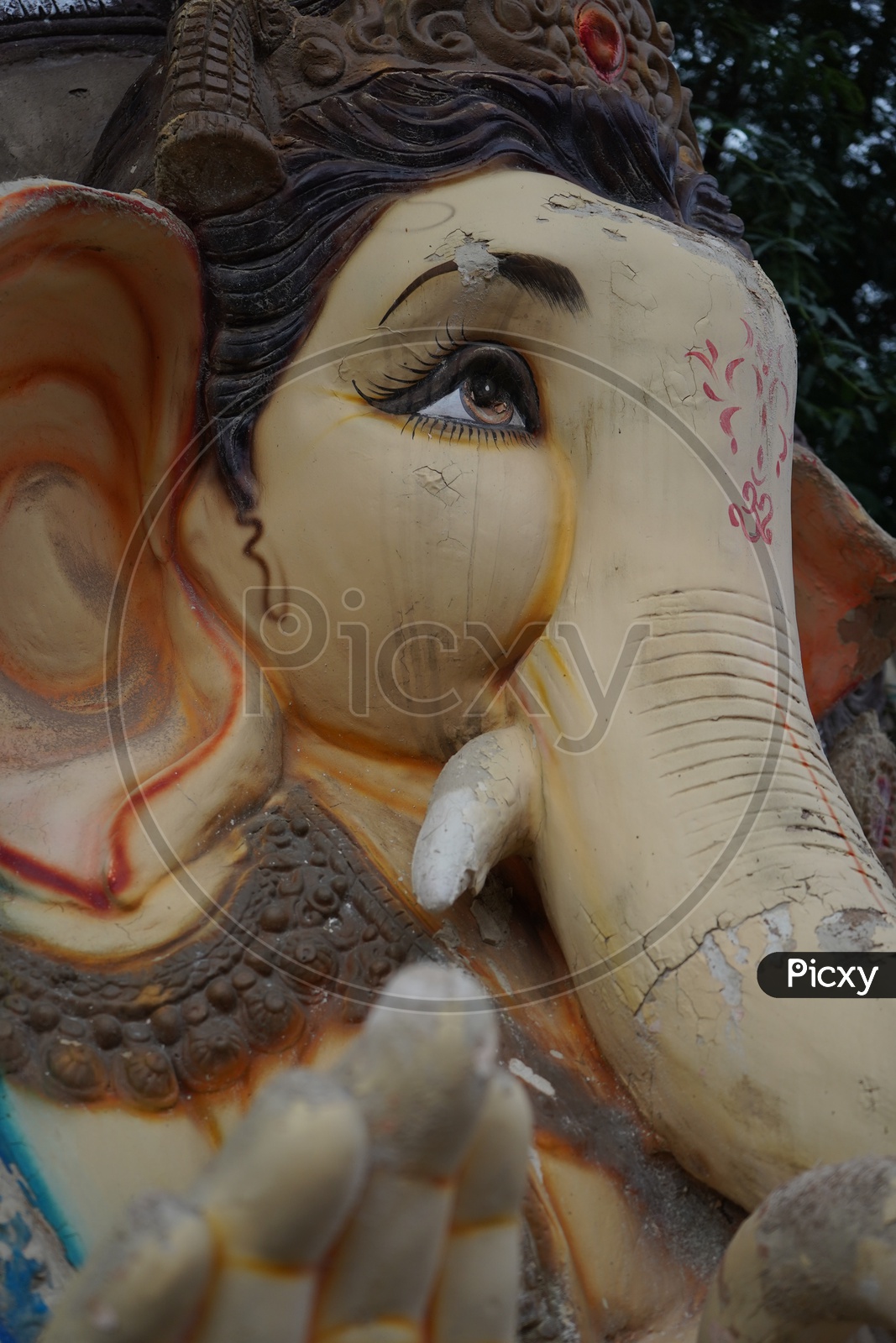 Lord Ganesh Idol Closeup