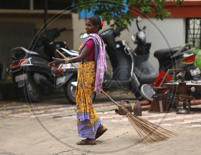 Indian Female Sanitary Worker