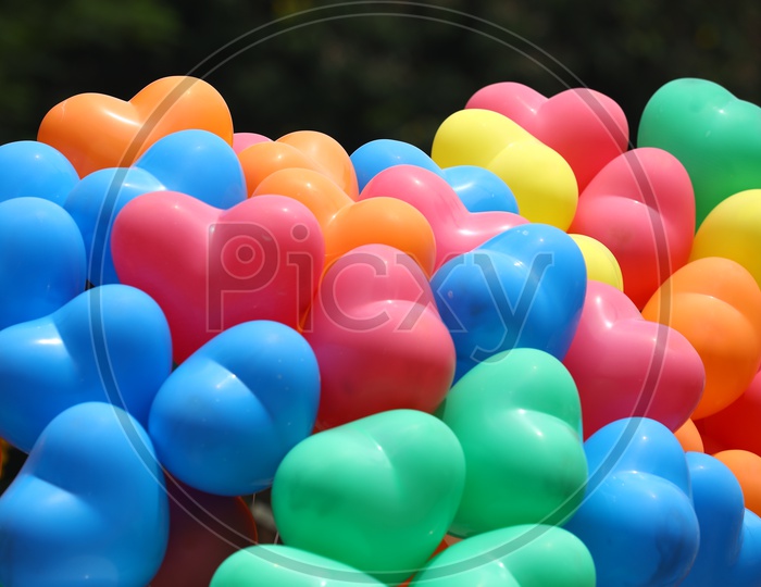Colorful Helium Gas balloons