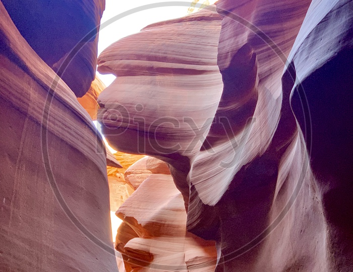 Lower Antelope Canyons resembling Trump's Face