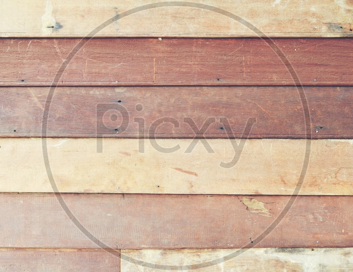 Old Wooden Plank With Patterns Closeup Forming a Background