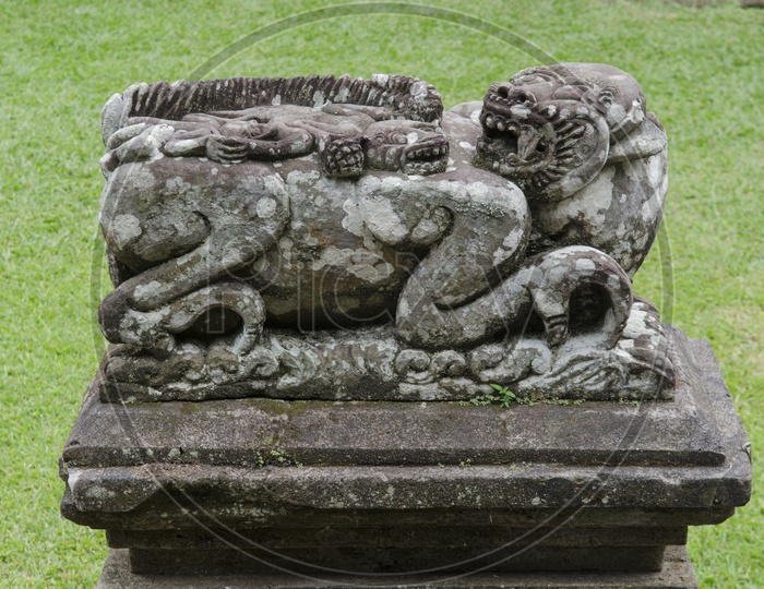 Traditional Thai Lion Statue