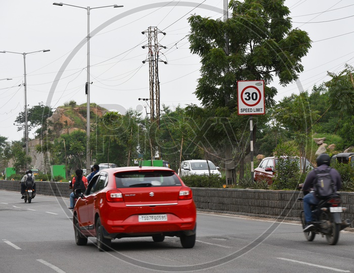 Speed Limit Boards on City Roads