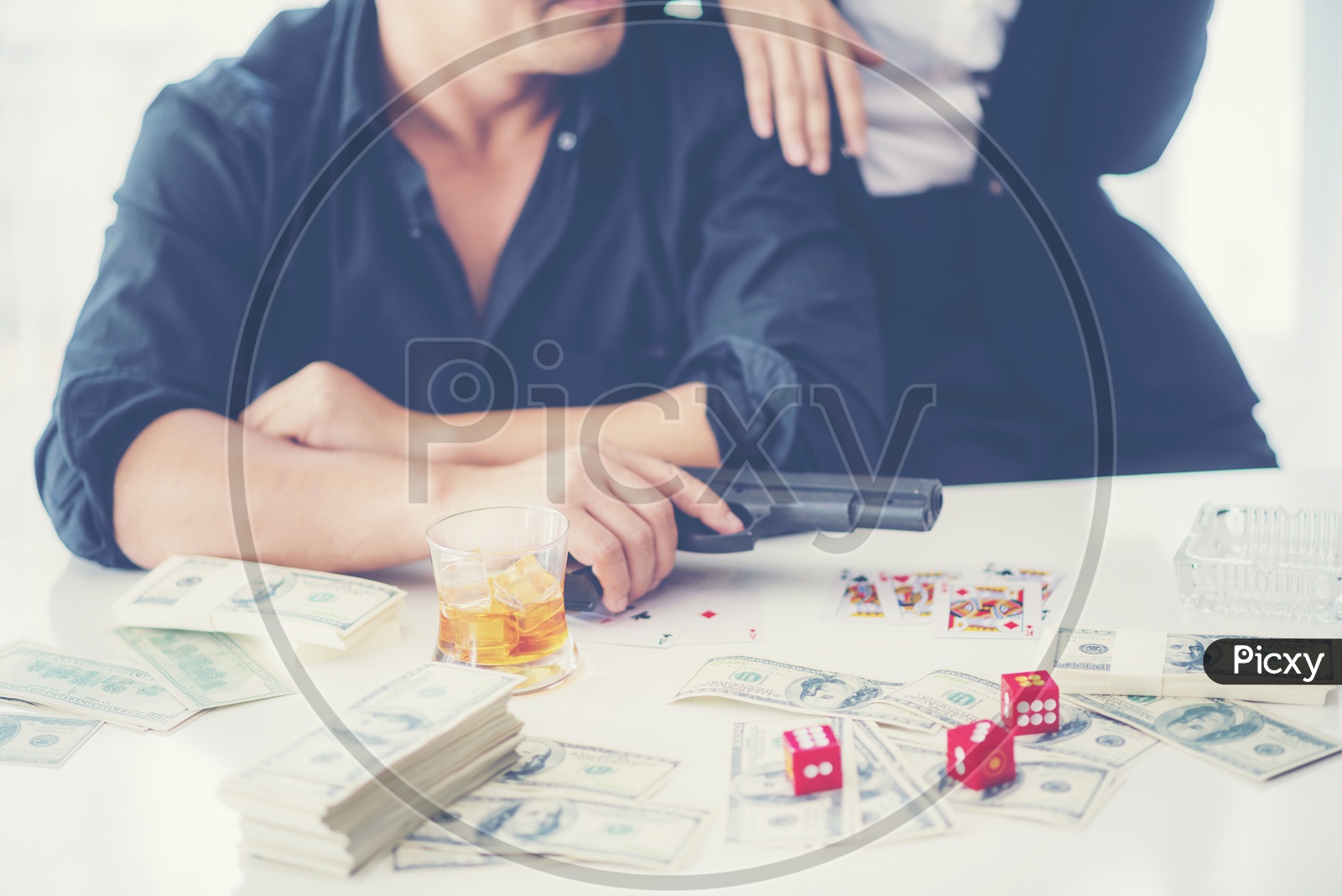 Gambling in  Business Concept