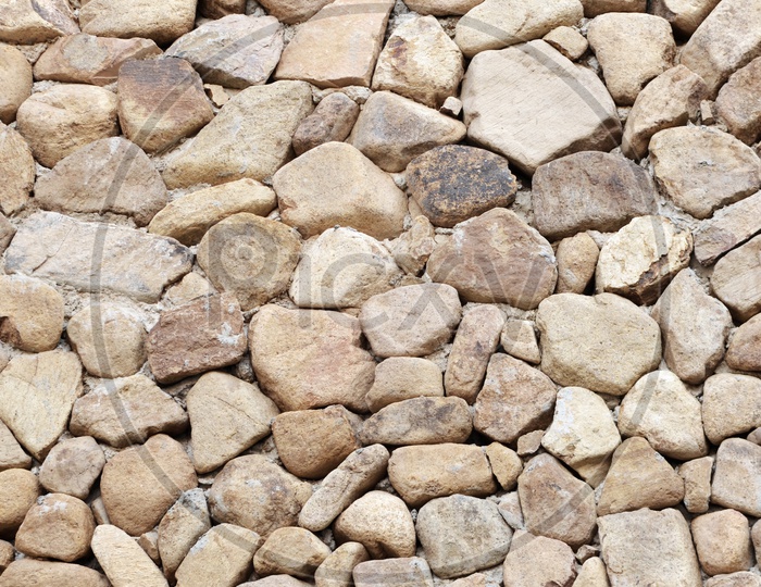 Stone Wall With Patterns on Wall