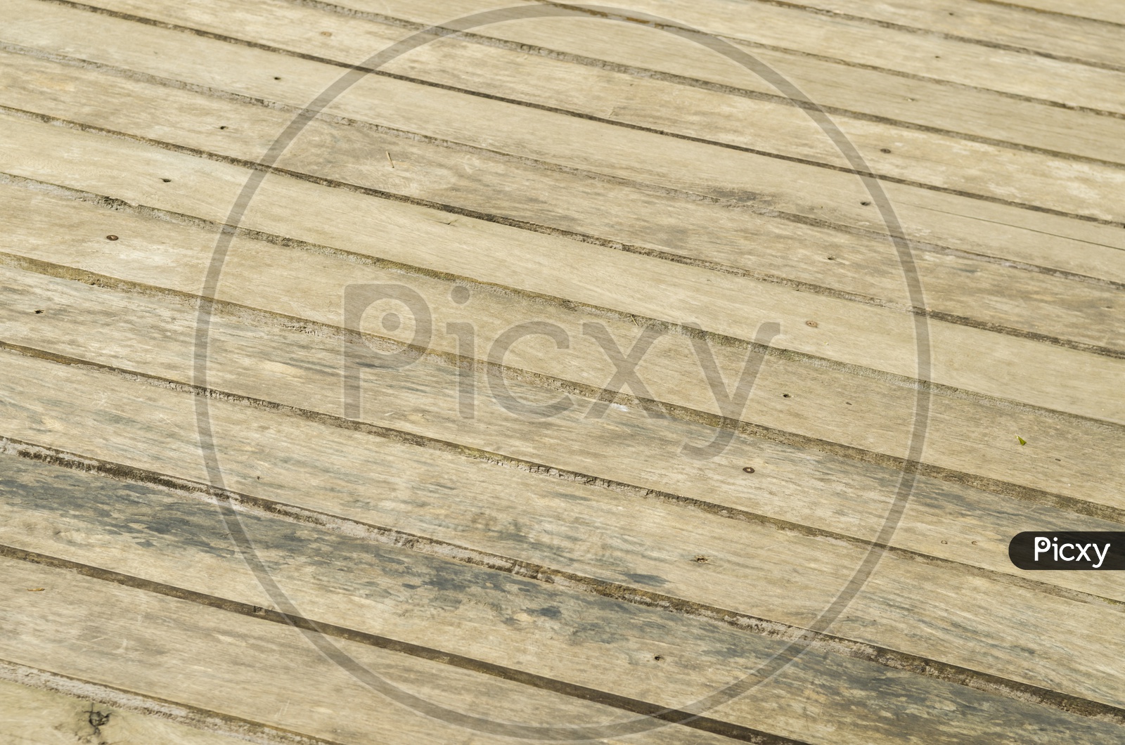 Texture of Wooden  Board With Tiles Forming a Background