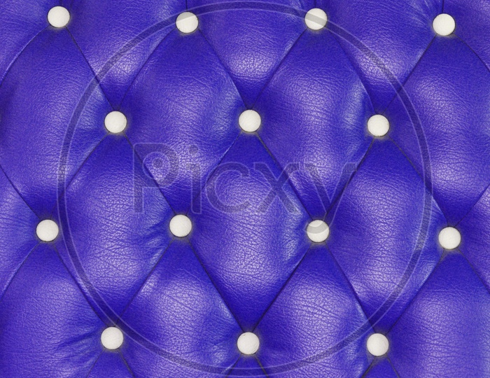Blue Leather texture Background Closeup Forming an Abstract