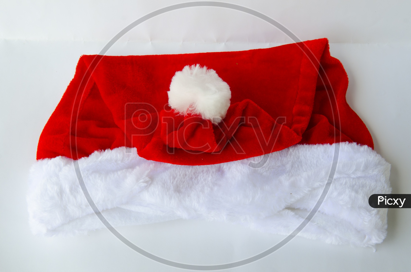 Santa Claus hat For Christmas On an isolated White background