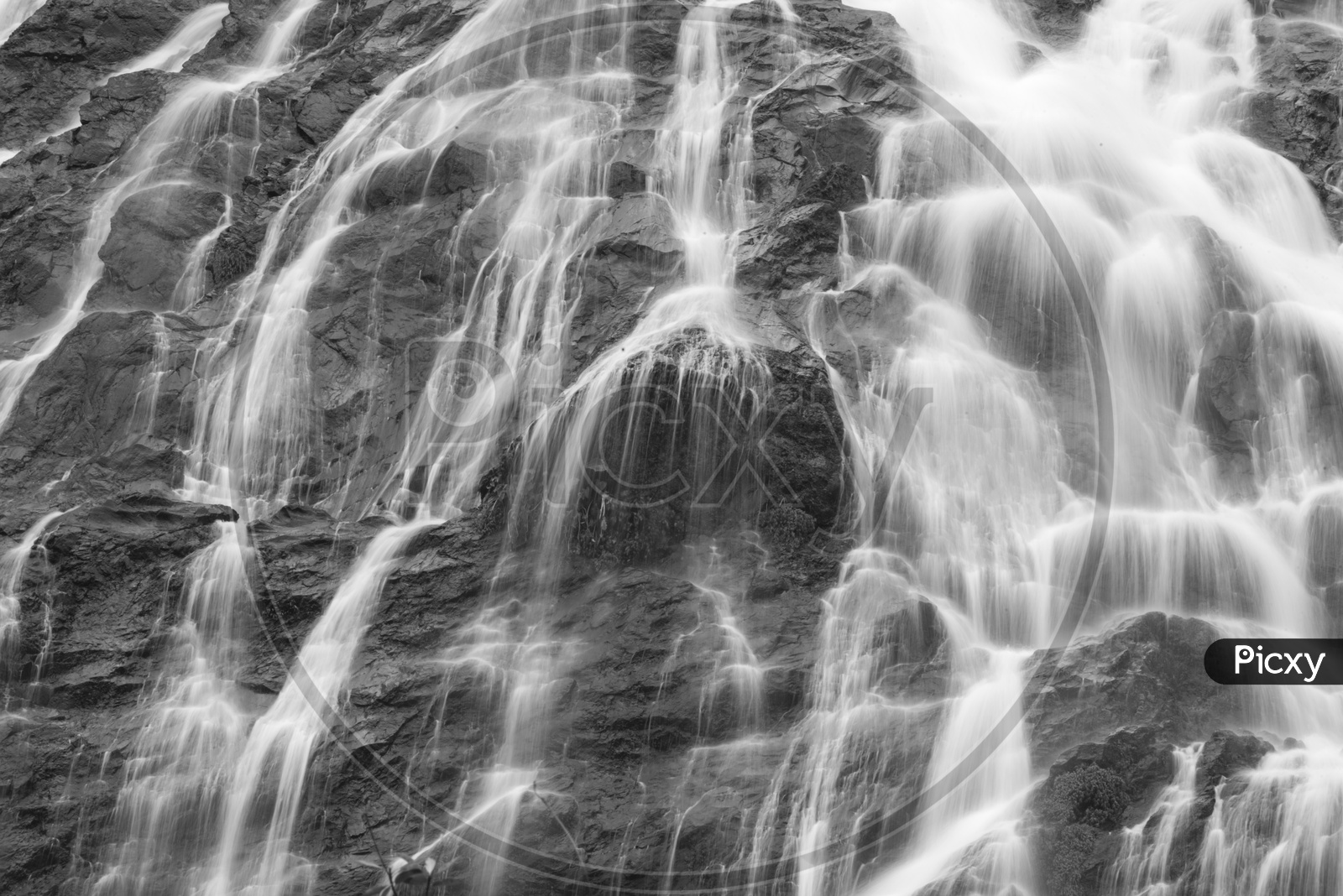 Long Exposure Shot Of  Cascade Falls 