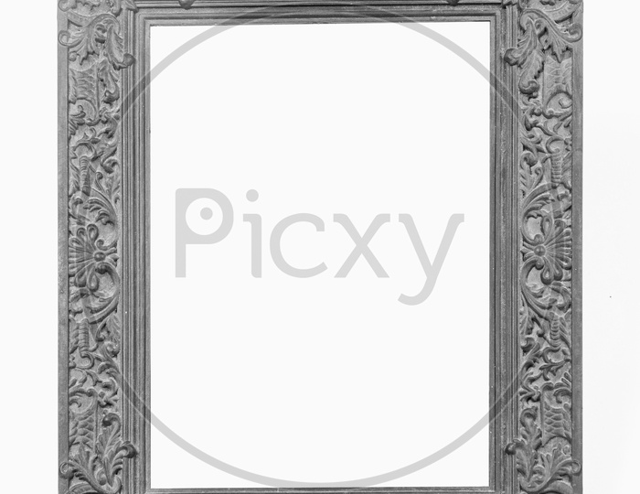 Photo frame on white background