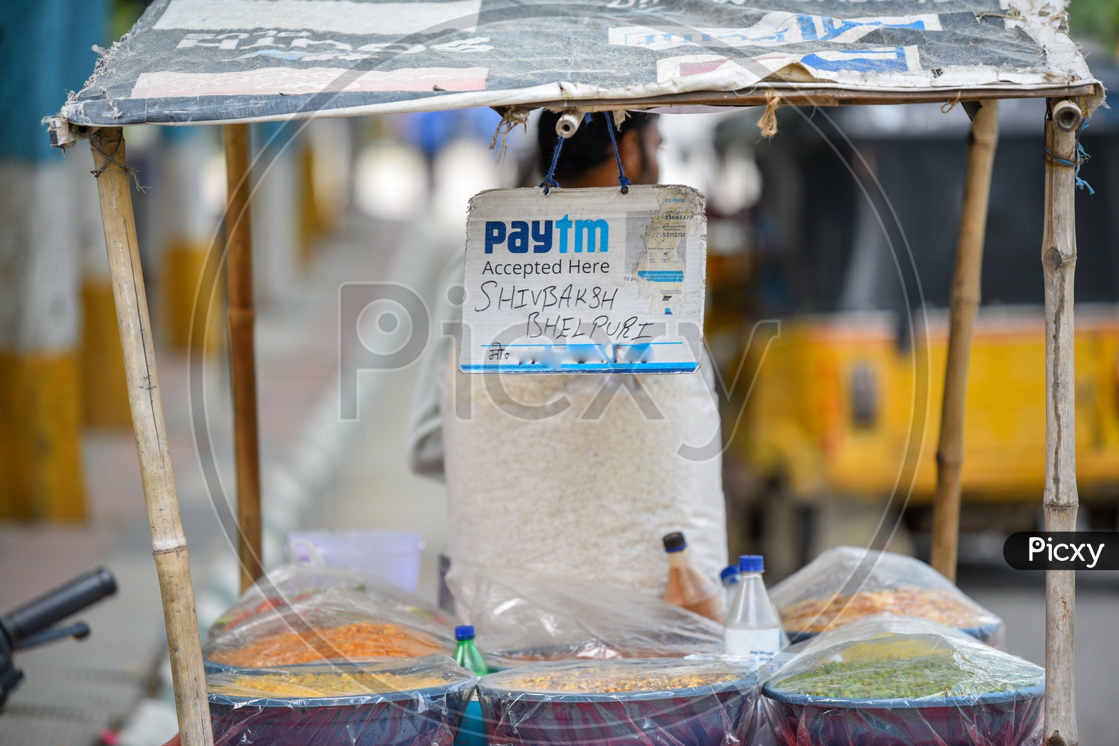 PAYTM  Accepted Boards Street Food Vendor Stall