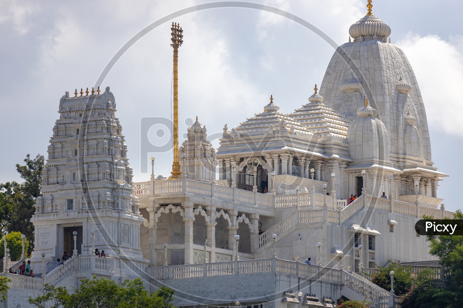 Birla Mandir Temple On Naubath  Pahad  in Hyderabad