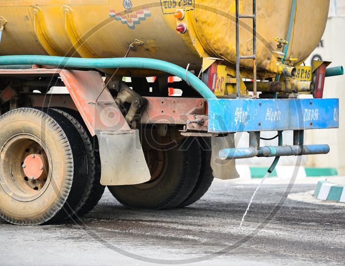 Water Leakage From Water Tankers on roads