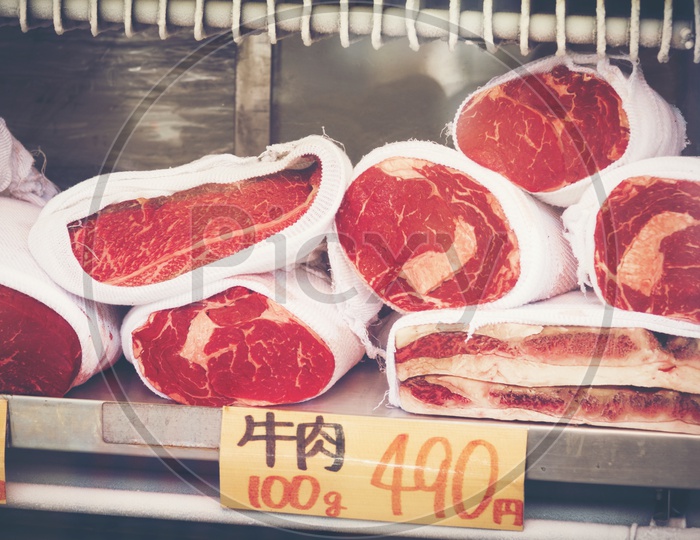 High quality beef in Japan