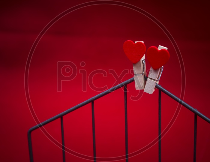 Valentines Day Abstract Background With Space