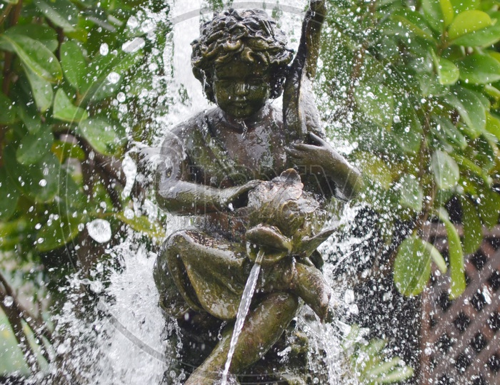 cupid fountain