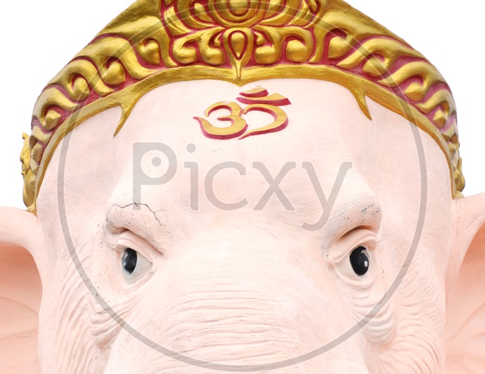 Closeup Of Lord Ganesha statue