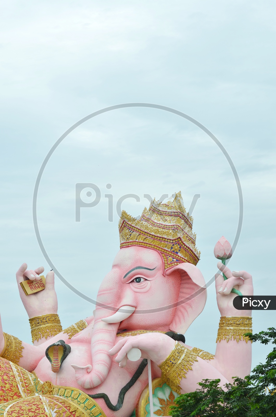 Closeup Of Lord Ganesha statue