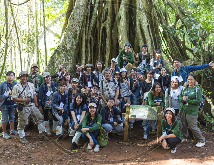 Environmentalists In Khao yai National Park For Forest Conservation Course