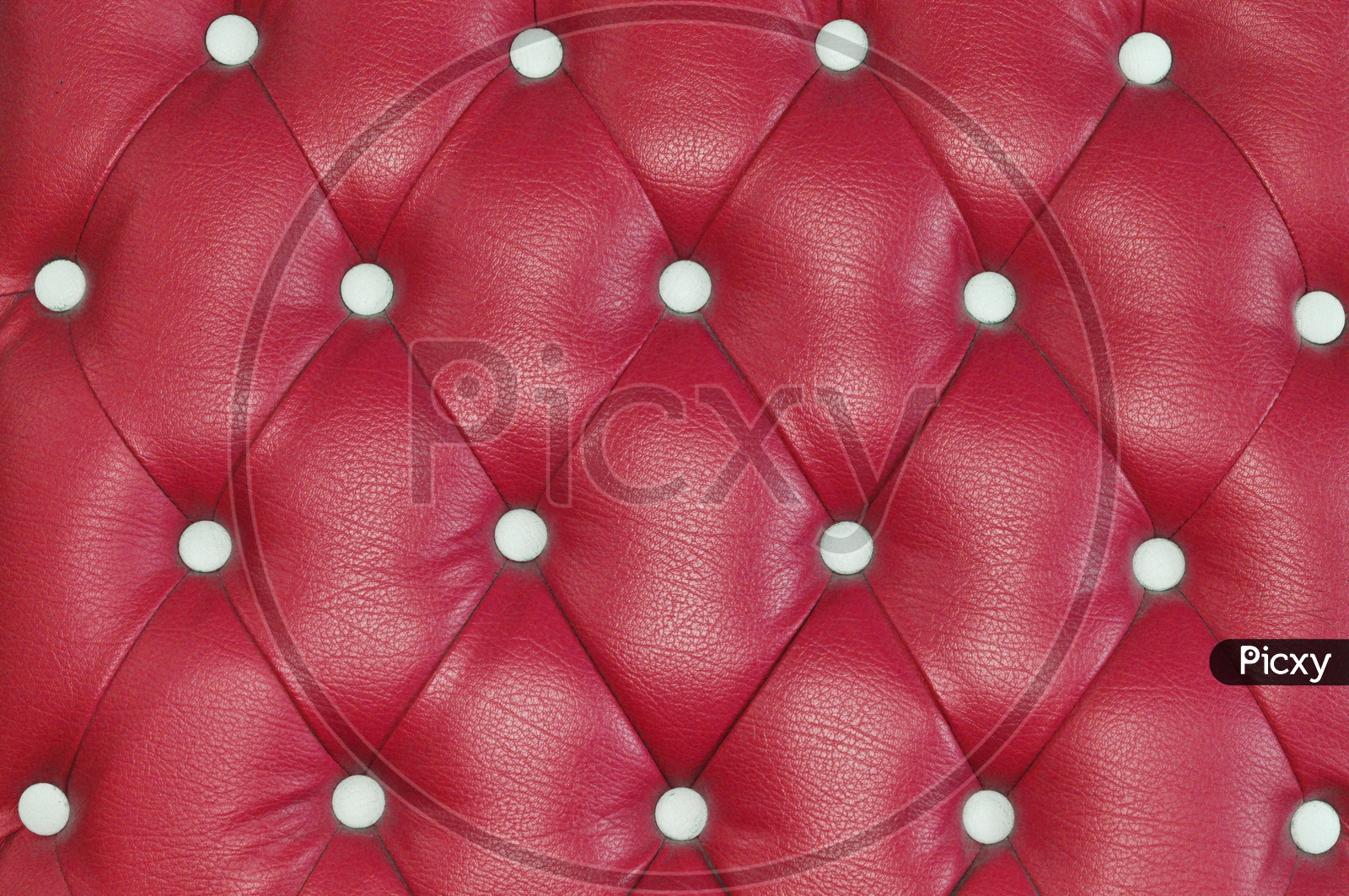 Red Leather texture Background Closeup Forming an Abstract
