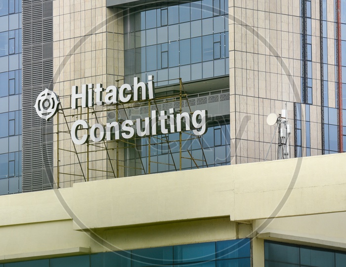 Hiitachi Consulting  Office Building With Name board