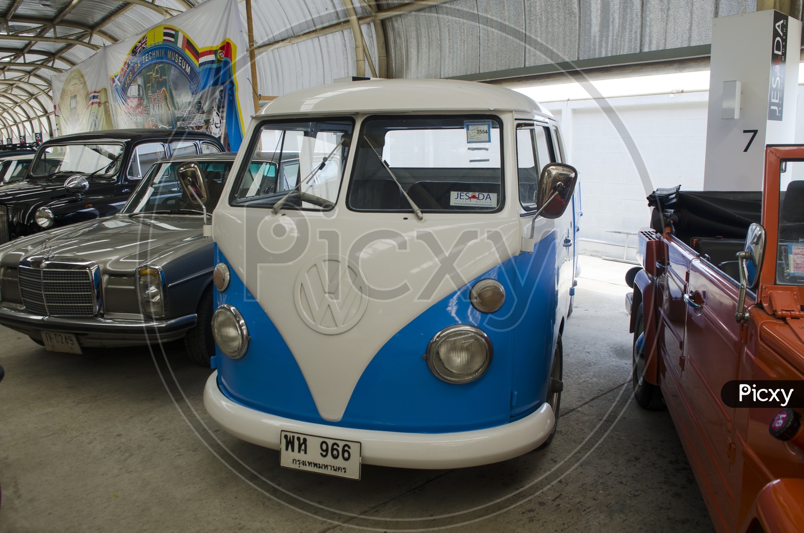 Vintage Car Of Volkswagen  In a Car Expo