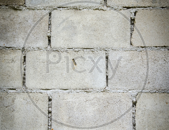 Patterns on Concrete brick wall background