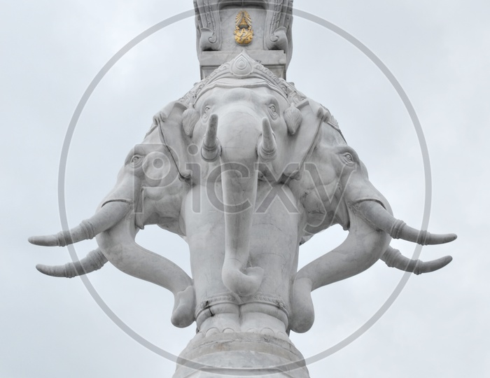 Erawan  Elephant statue